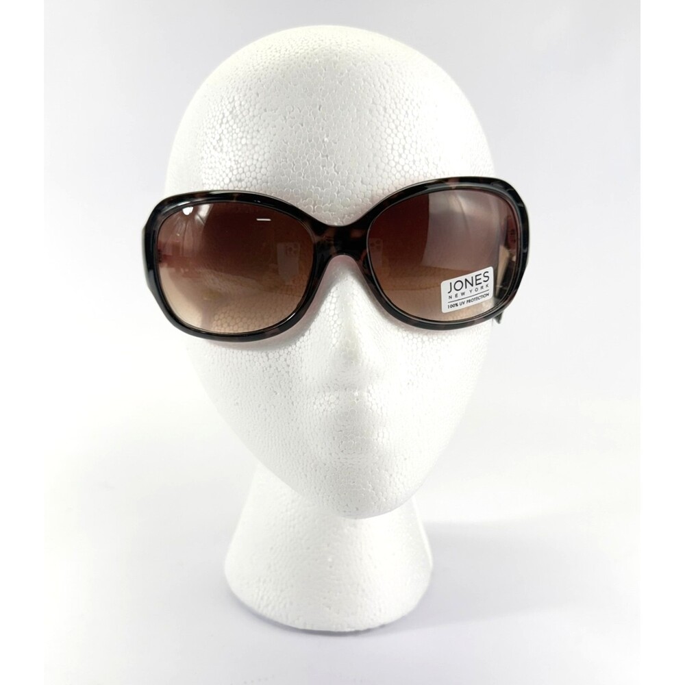NWT Jones New York Gloss Black Oversized Pink Gradient Sunglasses TG-JNYSUNW-4